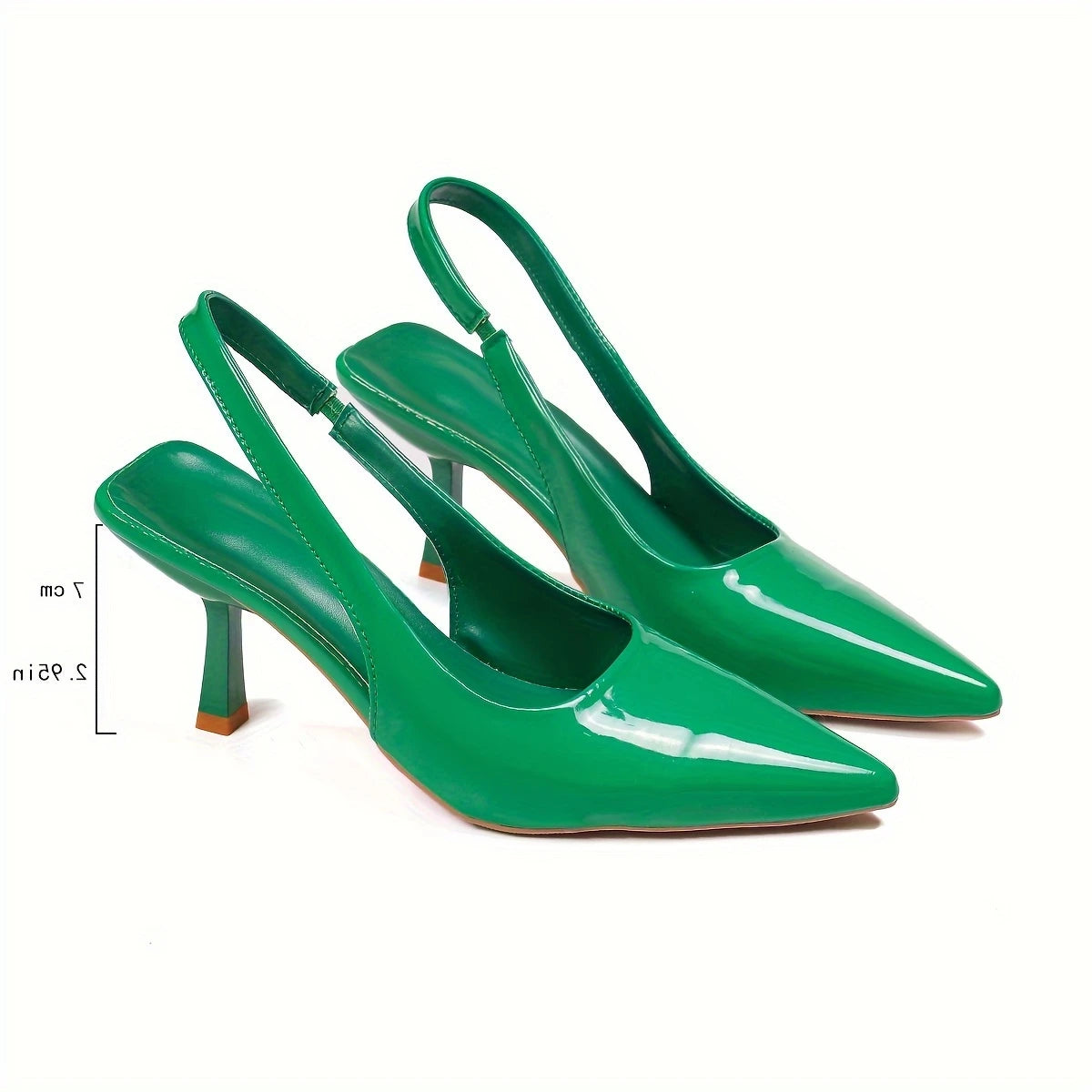 Women Sandals 2025 Spring New Brand Woman Slingback Shoes Fashion Ladies High Heels Elegant Med Heel Pointed Toe Slip on Sandal