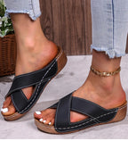 Women's Sandals 2025 Summer Shoes Women Heels Sandals Casual Indoor Outdoor Women Slippers Summer Sandals Heeled Sandalias Mujer