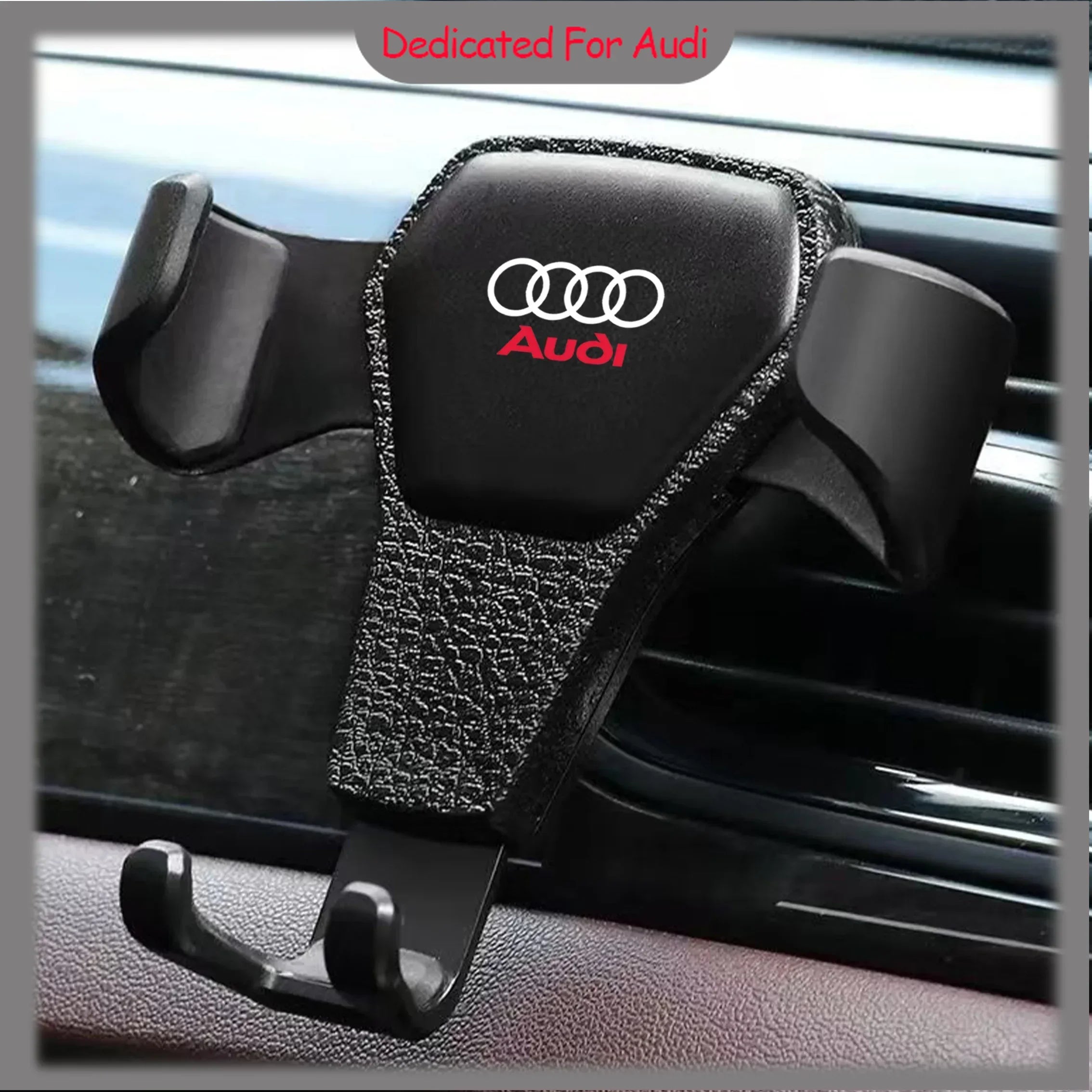 Car Emblem Mobile Phone Holder Stand Accessories For Audi Sline TT A3 A4 A5 A6 A7 A8 Q3 Q5 Q7 Q8 C7 C6 C5 B5 B6 B7 B8 B9 D3