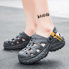 Men's Sandals, Lightweight Summer Outdoor Thick-soled Height-increasing Hollowed-out and Breathable Niche Slippers