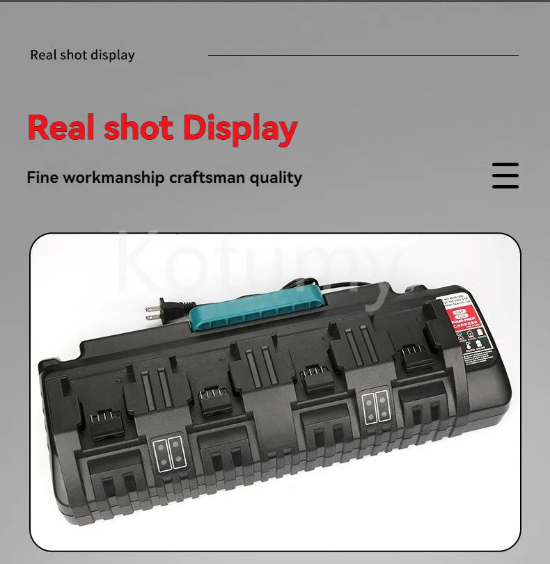 Four Port Battery Charger 3a Charging Current Replacement Batterys Chargers