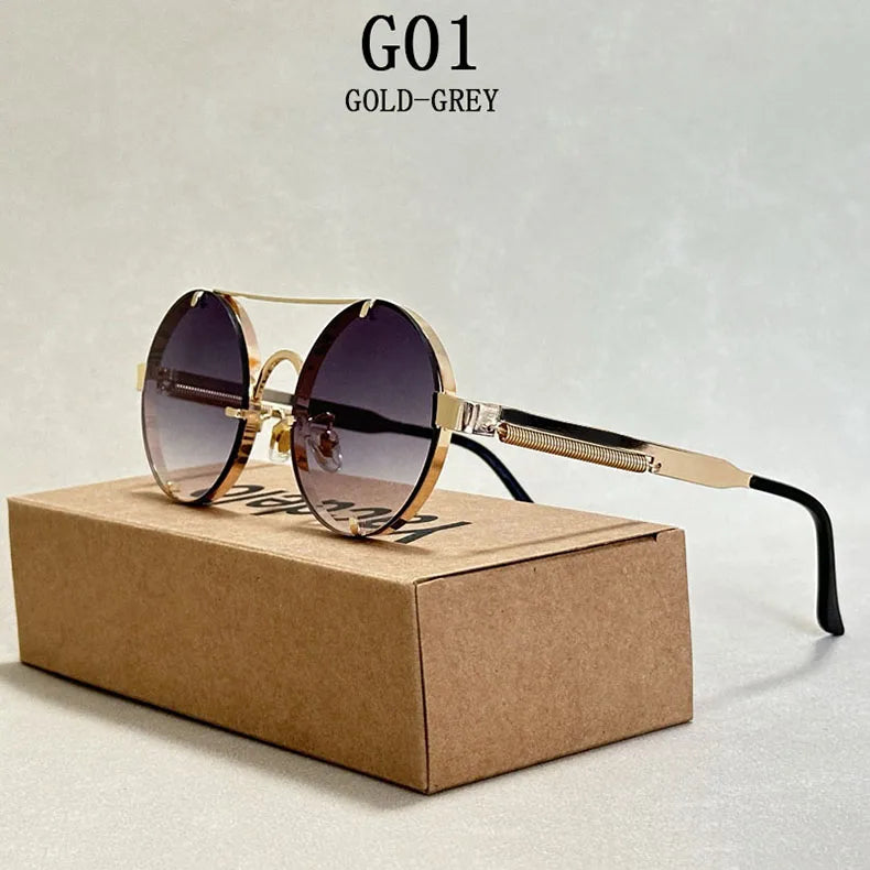 Steampunk Sunglasses Vacation Sunglasses Outdoor Sports Vintage Glasses Sunscreen Oculos Gafas Dropshipping Lentes De Sol Mujer