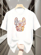 Mens Clothes Tee Shirt Homme Graphic T-Shirts Men Tshirt for Men Ropa Hombre French Matador Print Short Sleeved Round Neck 25979