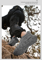 Men's Work Shoes 2025 New Sle Breathable Slip-On Anti-Slip Wear-Resistant Casual Sports Shoes Thick Bottom Labor Protection