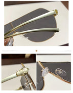 Men's and women's high-end retro fashion sunglasses with large frames suitable outdoor activities driving and sun protection.