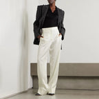 Casual Plaid Pants Sets Women 2 Pieces Jacket Pants Fashion Trousers Chic Outfits Conjunto De Dos Piezas Para Mujer Elegante