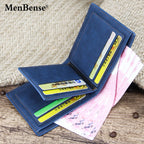 Men Wallet PU Business Foldable Wallet Luxury Billfold Slim Hipster Credit Card Holders Inserts Coin Purses Vintage Walltes