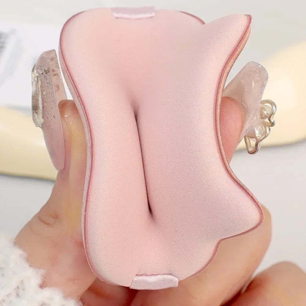 Cute Cartoon Cat Cosmetic Puff Dry Wet Dual-use Double Side Makeup Puffs Air Cushion Foundation Concealer Cream Powder Sponge