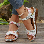 Women's Sandals 2025 Summer Sandals Women Heels Sandals Casual Wedges Footwear Summer Shoes Woman Soft Heeled Shoes