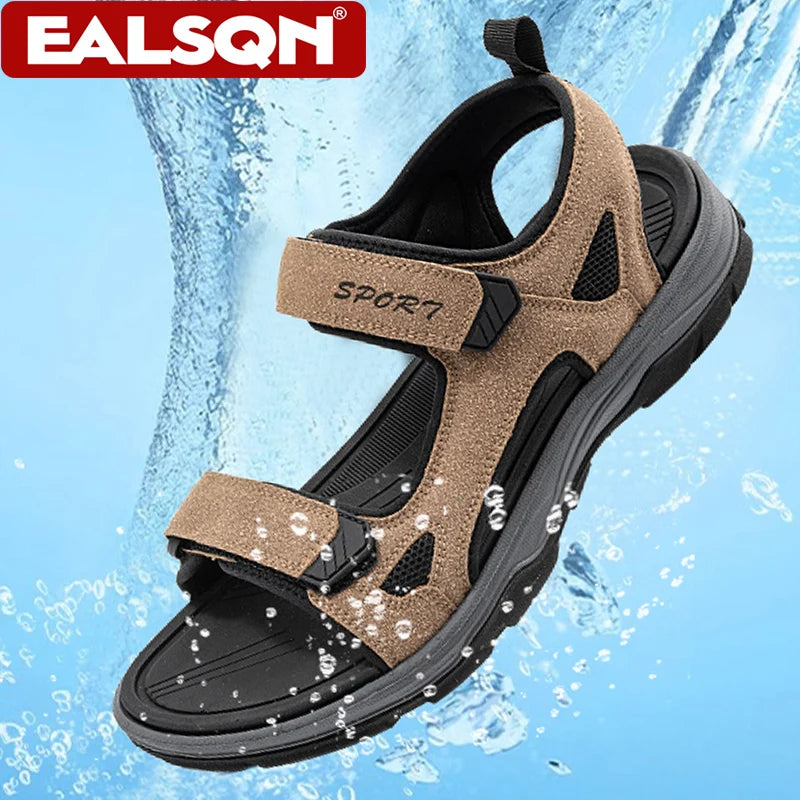 Summer Sandals for Men Breathable Outdoor Casual Sandalies Shoes Fashion Beach Non Slip Walking Shoes Size 40-46