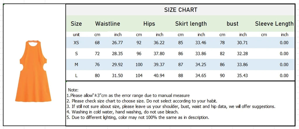 Women's Stitch Fit Short Dress Round Neck Hanging Neck Sleeveless Open Back Button Zipper Opening Spring/Summer New Fash