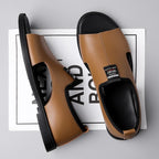 Sandals for Men Brand Casual Shoes Outdoor Fashion Men's Slippers Comfortable Beach Shoes High Quality Leather Men Flat Sandals