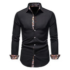 Men's Shirt with Collar White Shirts Man Long Sleeve Men's Shirts Mens Polo Shirts for Men Famous Brands Camisa Social Masculina