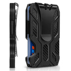 Mens Slim Wallet With Money Clip: Minimalist Anti theft Blocking Credit Card Holder Front Pocket Wallets