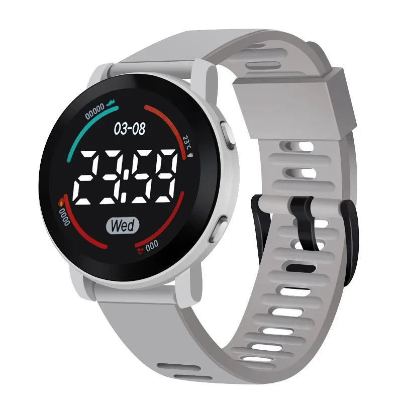 Couple Watches Fashion LED Digital Watch for Men Women Sport Silicone Casual Watch Electronic Clock New Boys Girls Student Clock