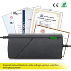 36V 48V 60V 72V Charger 2A 5A 10S 13S 16S 20S Lithium-ion Battery Charger 42V 54.6V 67.2V 84V Intelligent Smart Charging EU Plug