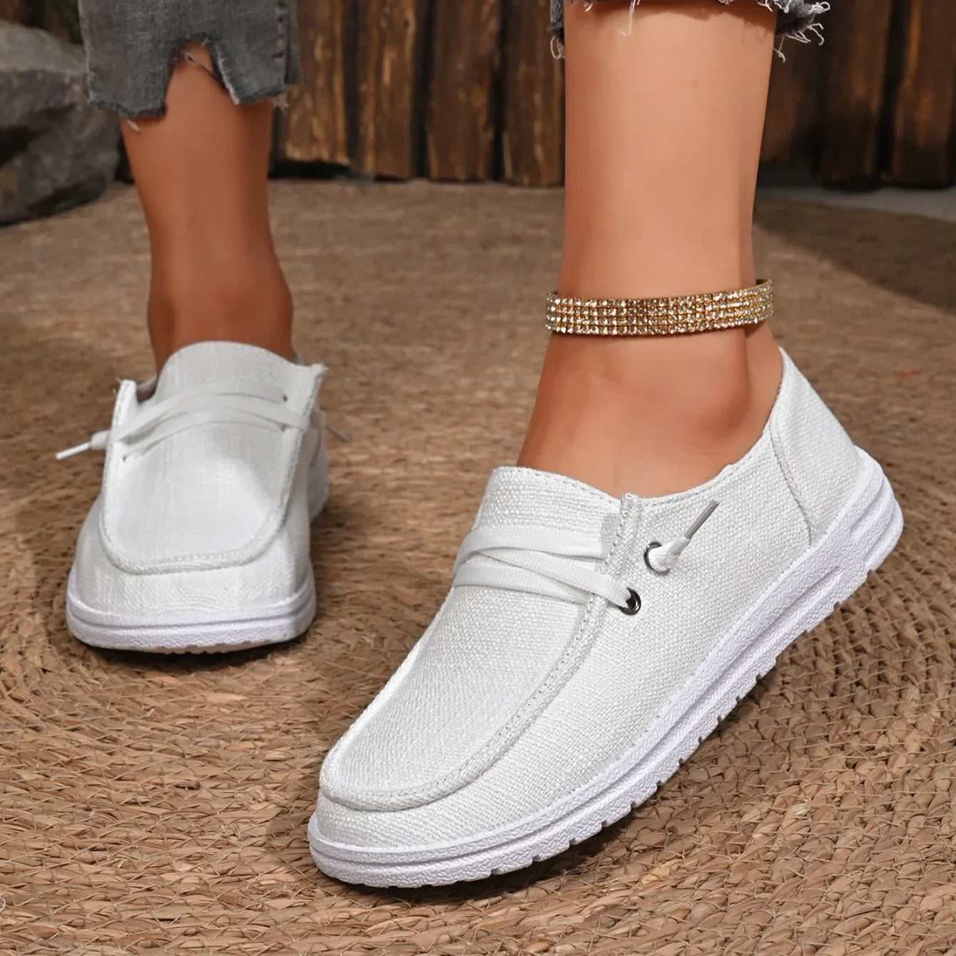 Women Flats Shoes New Summer Casual Breathable Loafers Platform Designer Shoes Slip on Fashion Sneakers Women Zapatos De Mujer