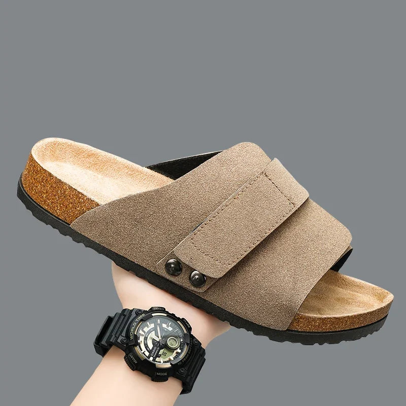 Men's Summer Sandals for Men Shoes Flat Sandals Trend 2024 Man Slippers Slipers Mens Soft Sandles High Quality Shoes Sandal Sale