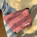 Makeup Bag Travel Toiletry Bag Cute Makeup Brushes Bag Cosmetic Bags for Women Zipper Makeup Bags for Purse