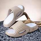 New Men Slippers Slides with a Sense High Aesthetic Value External Wear Anti Slip Thick Bottom, Beach Cool Slippers for Men