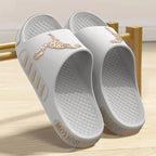 Men's slippers for outdoor wear, summer home, thick soled shower, anti slip sports, cool slippers for cooldown