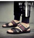 Men's Sandals 2025 Summer Male Beach Shoes Men High Quality Breathable Casual Sandals Fashion Outdoor Slippers Sandals 37-46