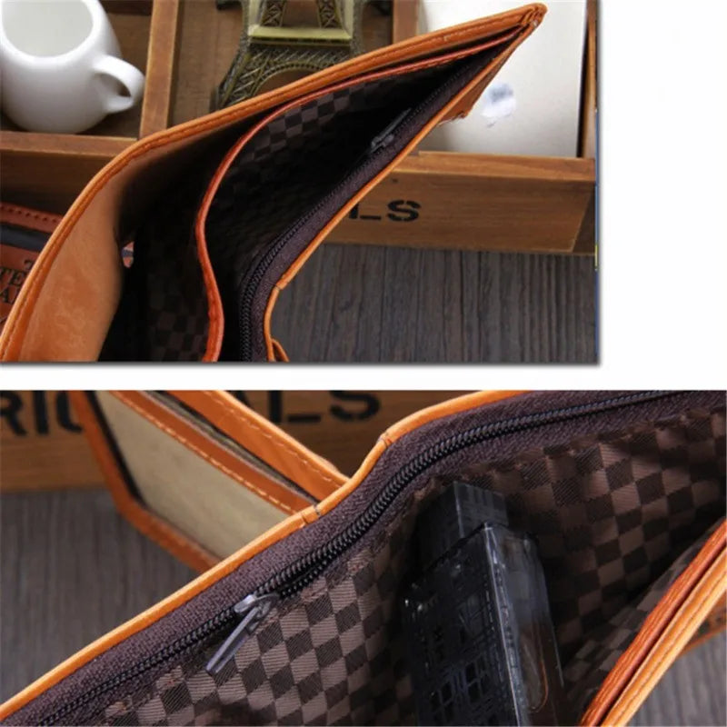 Men Wallets With 100 Us Dollar Pattern Wallet Male PU Leather Wallet Photo Card Holder Fashion Creative Wallet