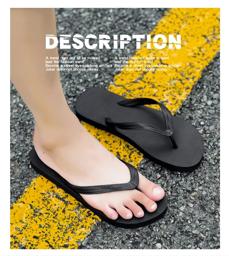 Casual Slippers for Men and Women Trend Lightweight Flip Flops Man New Fashion Holiday Comfortable Outdoor Beach Shoes Slippers