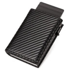 Wallet for Men, Smart Pop Up Wallet, Slim Minimalist RFID Blocking Credit Card Holder, Front Pocket Purse with Bill Compartment