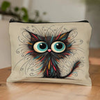 Adorable Black Cat Cosmetics Bag Stylish & Durable Travel Organizer -Perfect Portable Toiletry Bag for Fun Convenient Storage