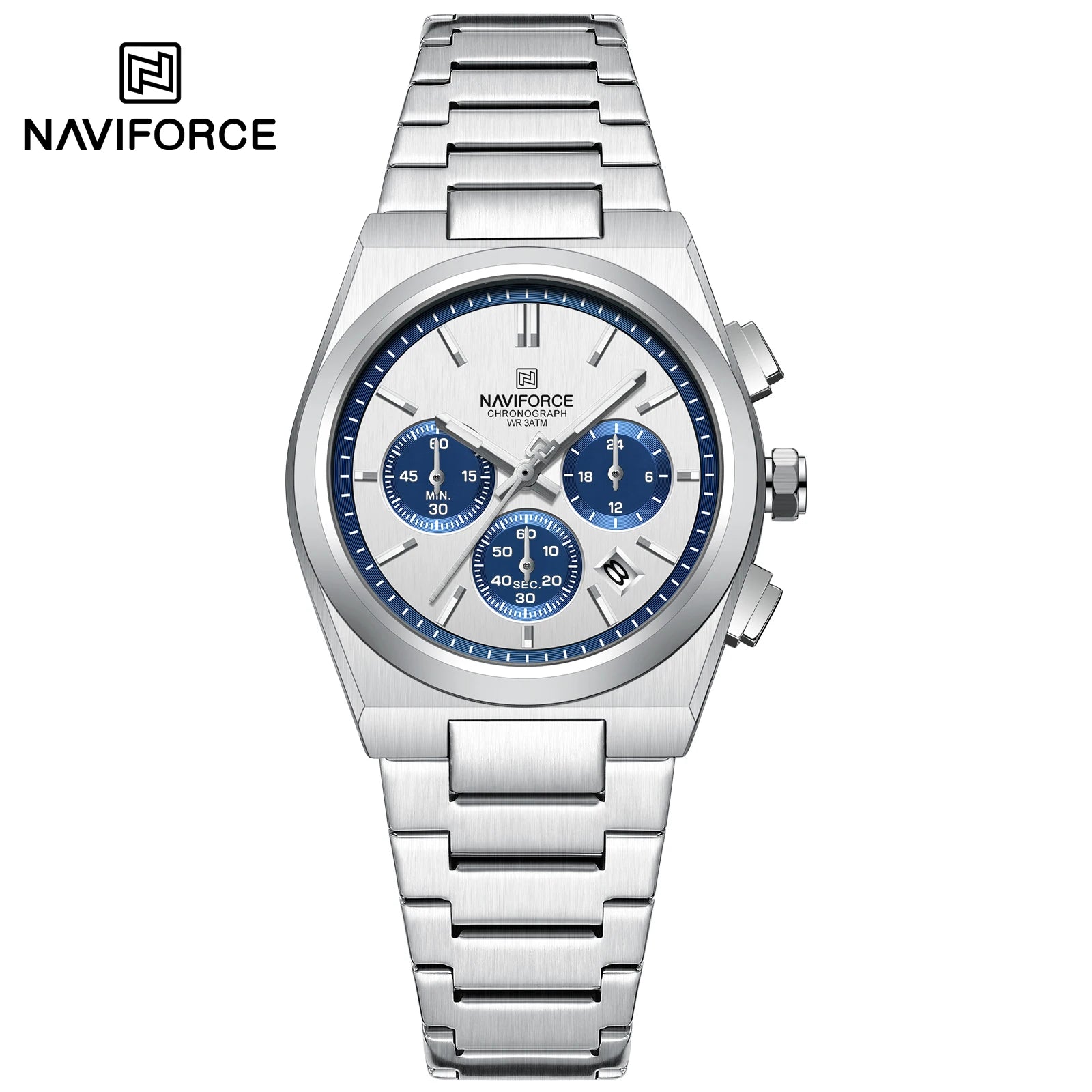 NAVIFORCE Luxury Couple Watches Set - Men's And Women's Fashion Quartz Wristwatches Waterproof Stainless Steel 2025 New Arrival