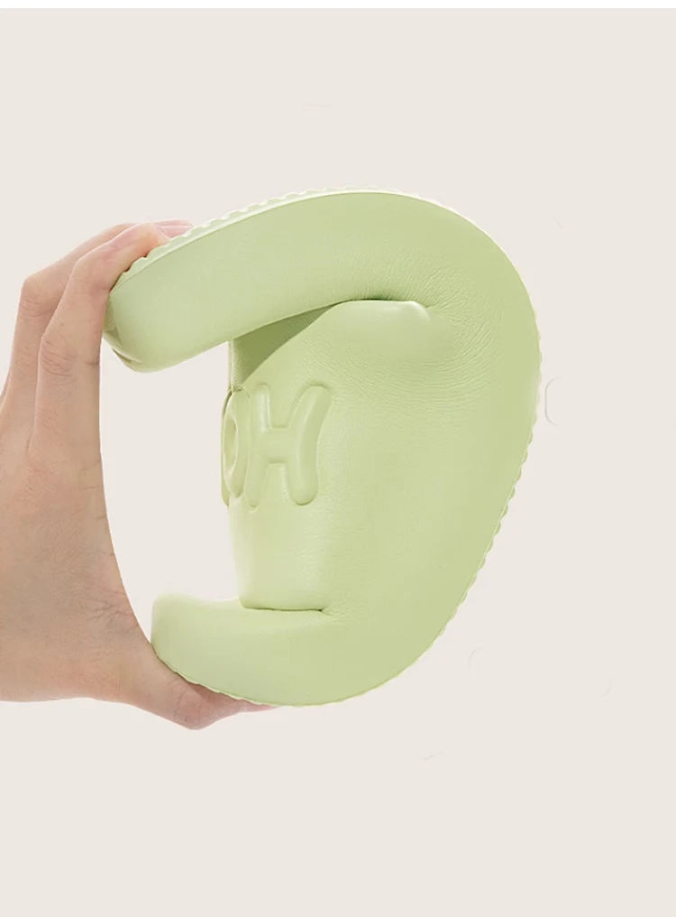 Slippers Woman  Cute Home Bear 2025 Summer Beach Slides Indoor Soft Sole Non Slip Eva Sandals Men Male Flip Flops Shower Shoes