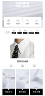 Men's shirt design retro trendy brand long pointed shirt - men's authentic retro appearance custom shirt