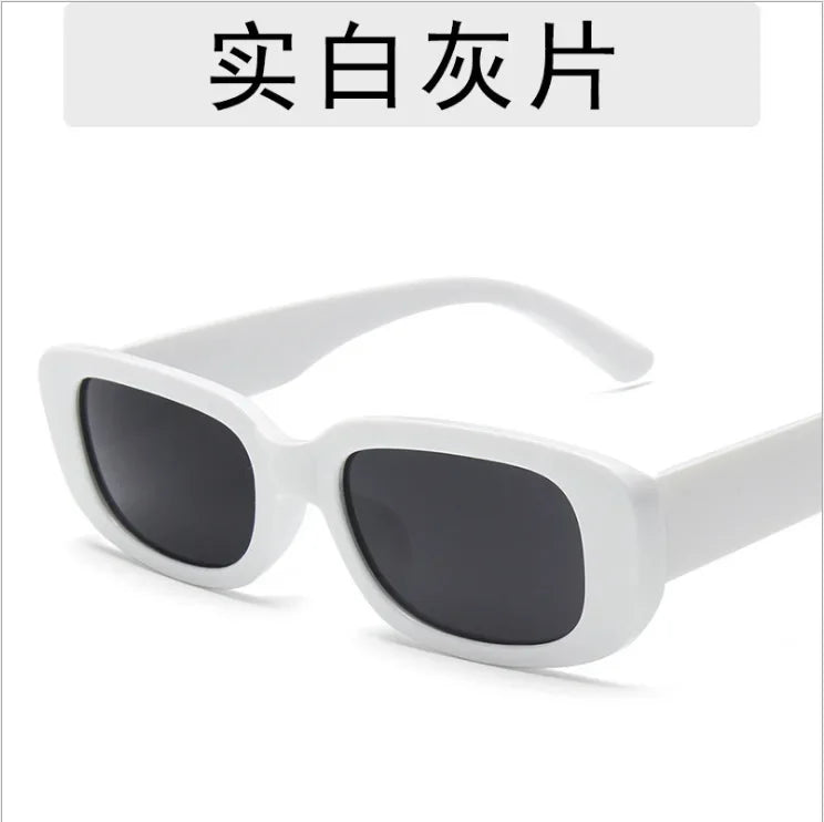 Sunglasses For Men Women Brand Design Mirror Sport Luxury Vintage Travel Small Rectangle Sun Glasses UV400 Driver Shades Oculos