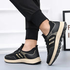 Flat Shoes for Men, Non-Slip Soft Soles, Comfortable Dad Shoes for Middle-Aged and Elderly People, Walking Shoes for Men, Spring and Autum New Casual Shoes