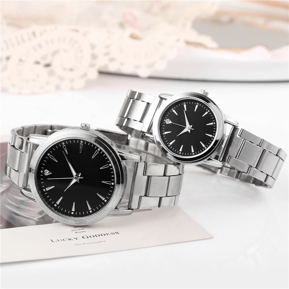 Fashion Couple's Watches Men Women's Business Watch Casual Minimalist Versatile Women Quartz Wristwatches