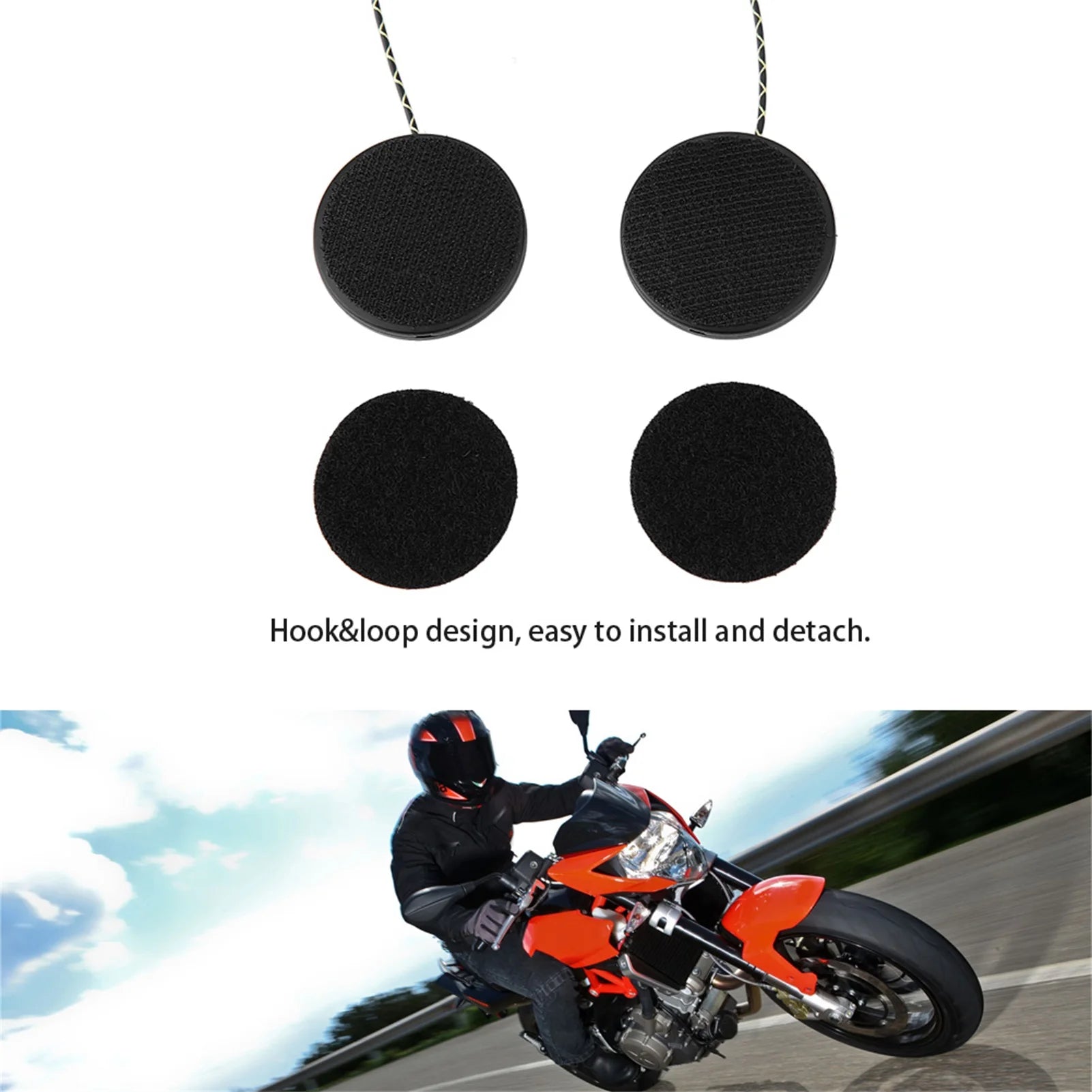 Motorcycle Helmet Headset Headphone Speakers Support Hands Free Calling Helmet Hands free Headset