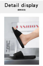 Men's Home Slippers Lightweight Summer New Style Flat and Worn Casual Retro Patterned Anti-slip Quick-drying Sandals