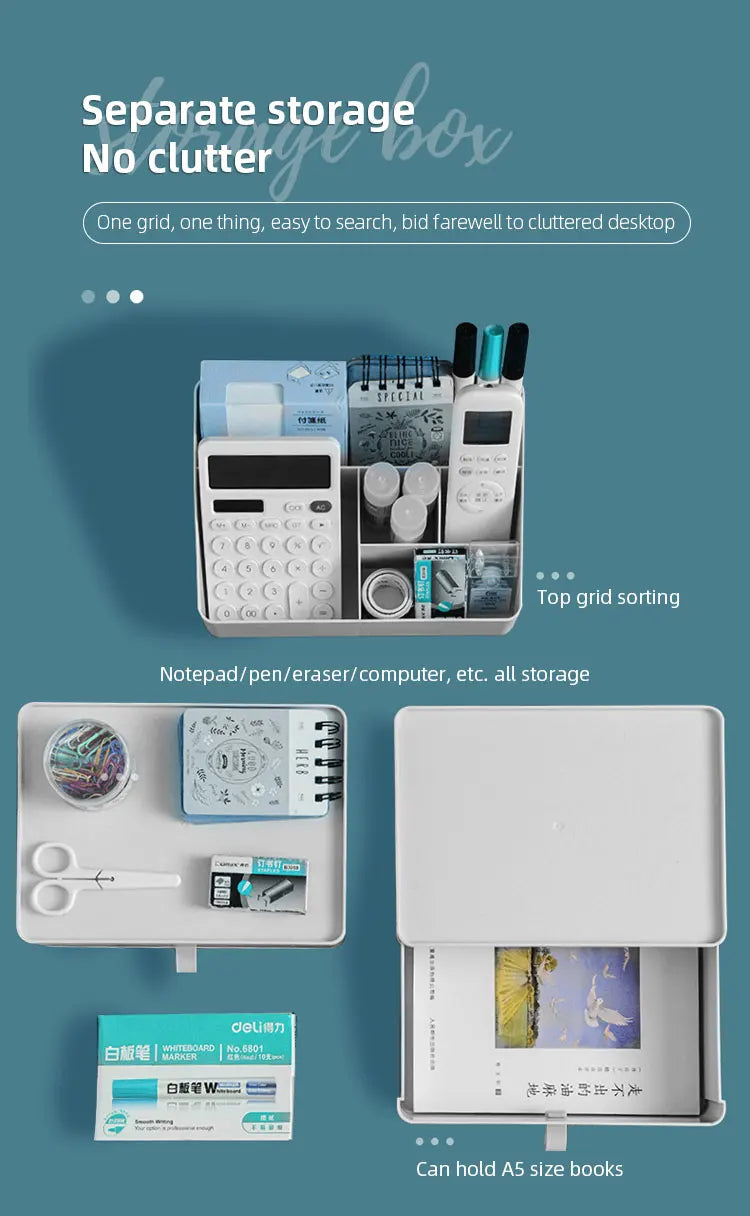 Makeup Organizer for Cosmetics Large Capacity Plastic Storage Container Desktop Organizer Boxes Jewelry Office Storage Baskets