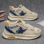 Men's Shoes 2025 Spring New Casual Versatile Comfortable Fashion Trend Niche Non-slip Wear-Resistant Retro Sneakers