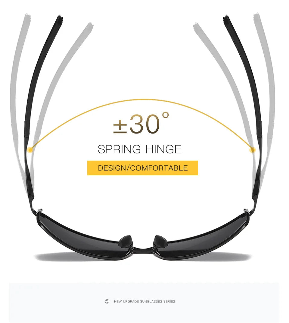 Sunglass Polarized Driving Glasses Color Night-vision Goggles Cycling Road Kask Bicchieri Men Shades Cascos Pesca