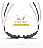 Sunglass Polarized Driving Glasses Color Night-vision Goggles Cycling Road Kask Bicchieri Men Shades Cascos Pesca