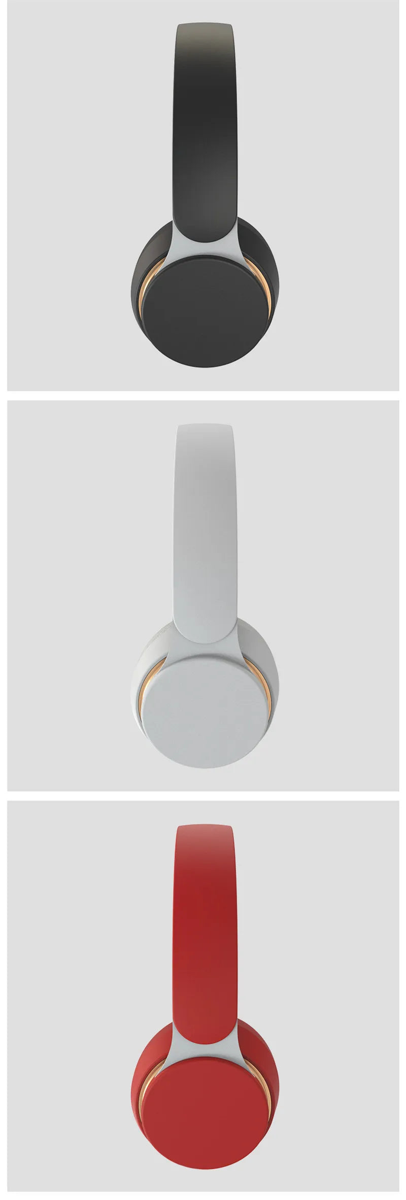 Hifi Wireless Headphones 9D Heavy Bass Surround Stereo Bluetooth Earphones Foldable Adjustable Support TF Card/AUX Play With Mic