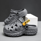 Men's Sandals, Lightweight Summer Outdoor Thick-soled Height-increasing Hollowed-out and Breathable Niche Slippers