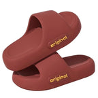 Men's Non-Slip Slippers for Women Summer New Indoor Home Soft Bottom Middle-Aged and Elderly Couples Bathroom Bathing Slippers for Men