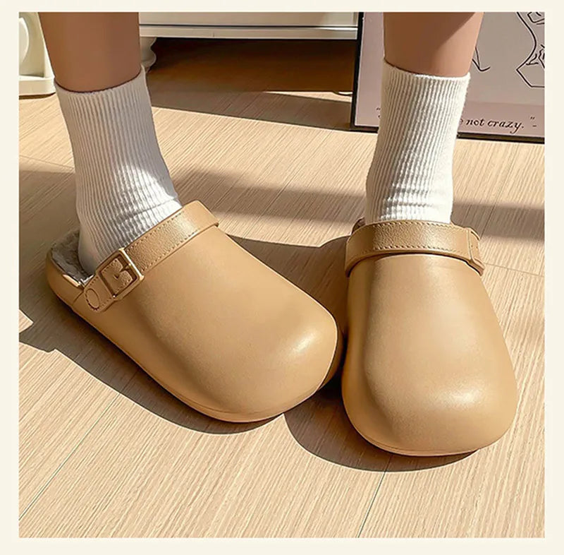 Slippers Woman 2025 Winter Shoes For Women's Home Slippers Winter House Shoes Woman Outwear Indoor Slippers Living Room Shoes