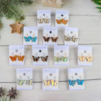 10Pairs/Lot Fashionable Women's Stainless Steel Earrings, Daily Jewelry Accessories Gifted To Friends, Randomly Shipped