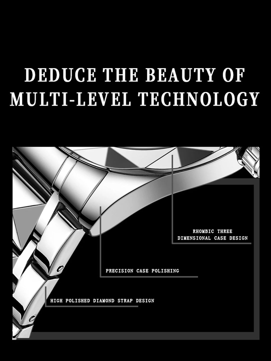 BINBOND 2pcs/Set Couple Watches 30M Waterproof Fashion Diamond Valentine Day Gift Stainless Steel Watch Men Women Quartz Watch