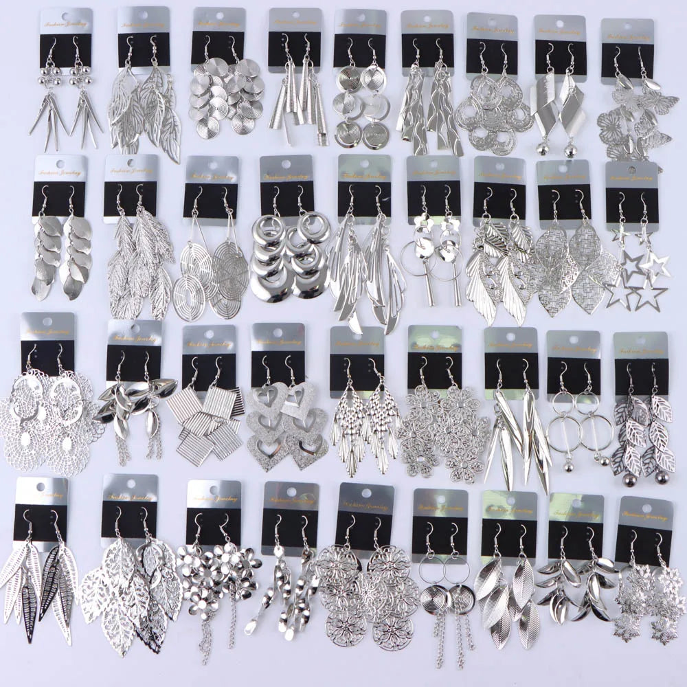 10Pairs/Lot Fashionable Women's Stainless Steel Earrings, Daily Jewelry Accessories Gifted To Friends, Randomly Shipped