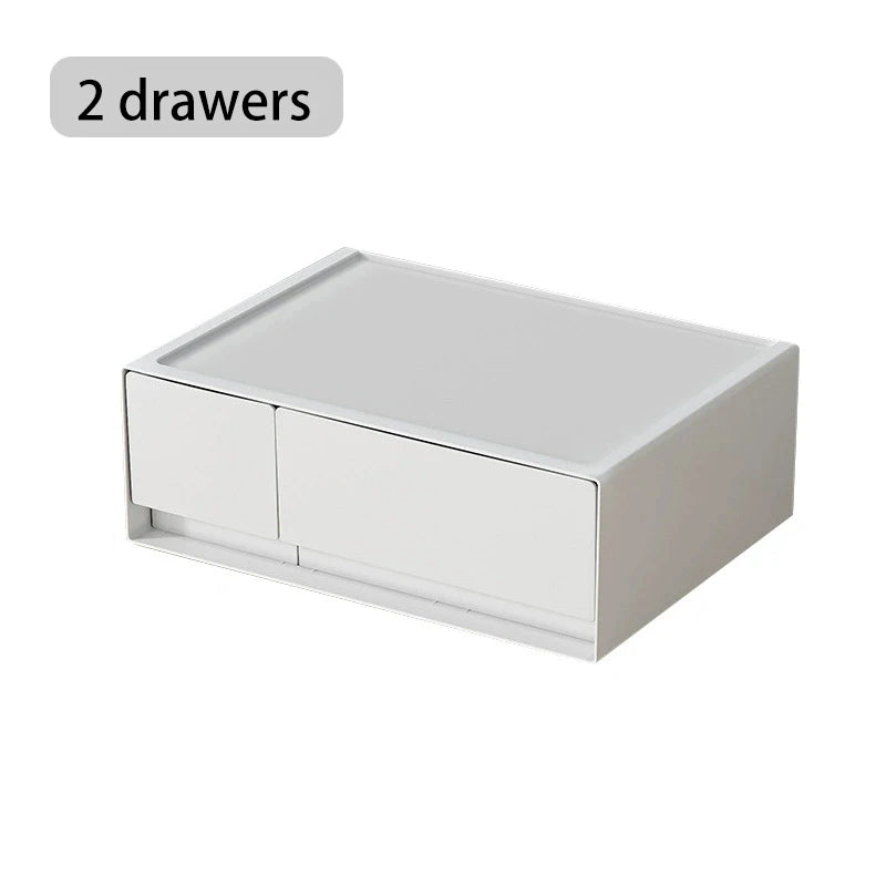 Desktop Organizer Large Capacity Drawer Type Cosmetics Storage Box Multi-functional Skin-care Sundries Desktop Organizer Box